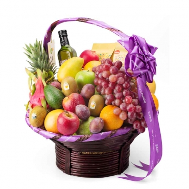 情真意切水果礼篮